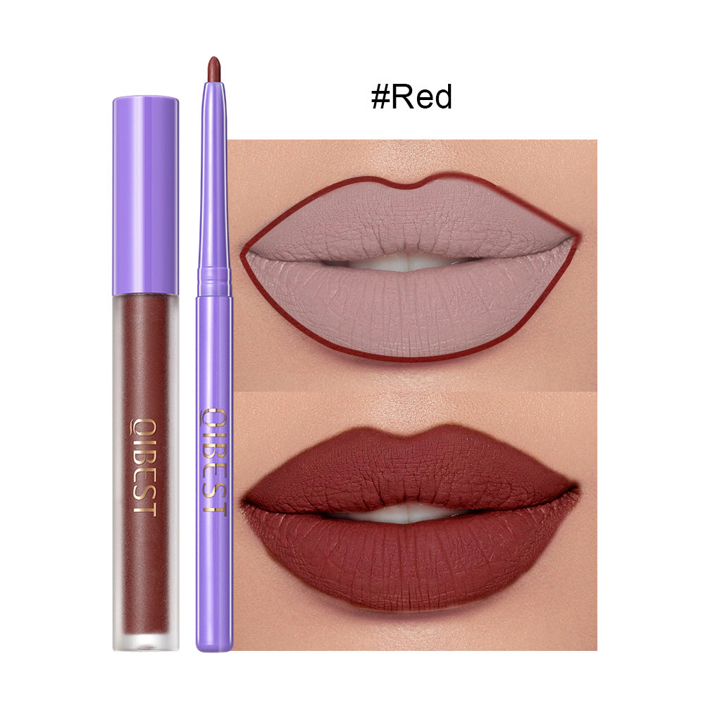 QIBEST Matte Elegance Lip Kit