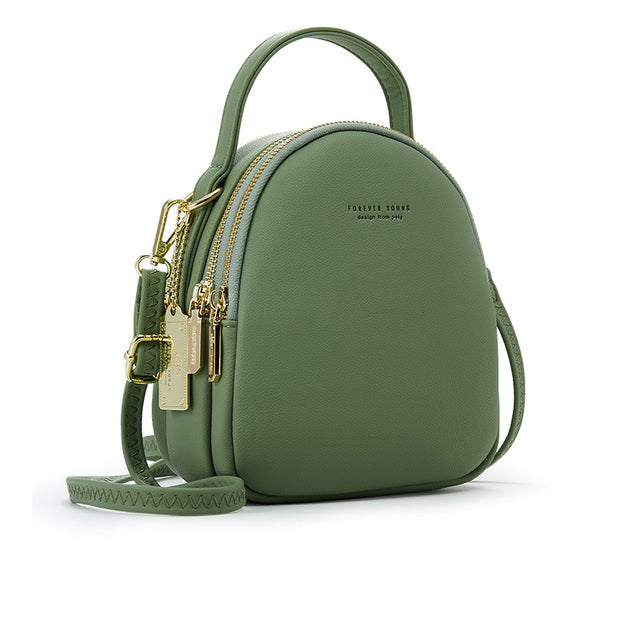 Chic Leatherette Mini Backpack