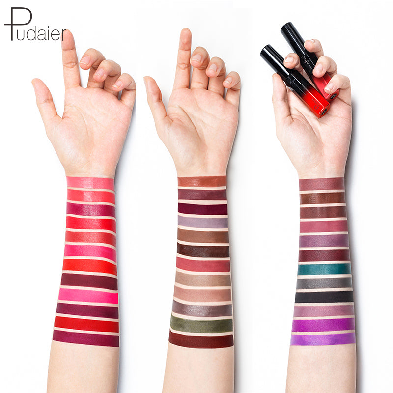 Pudaier 36-Color Matte Brilliance Lip Gloss