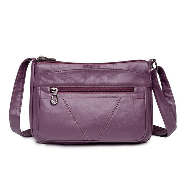 Luxury Designer Soft PU Leather Shoulder Bag for Women
