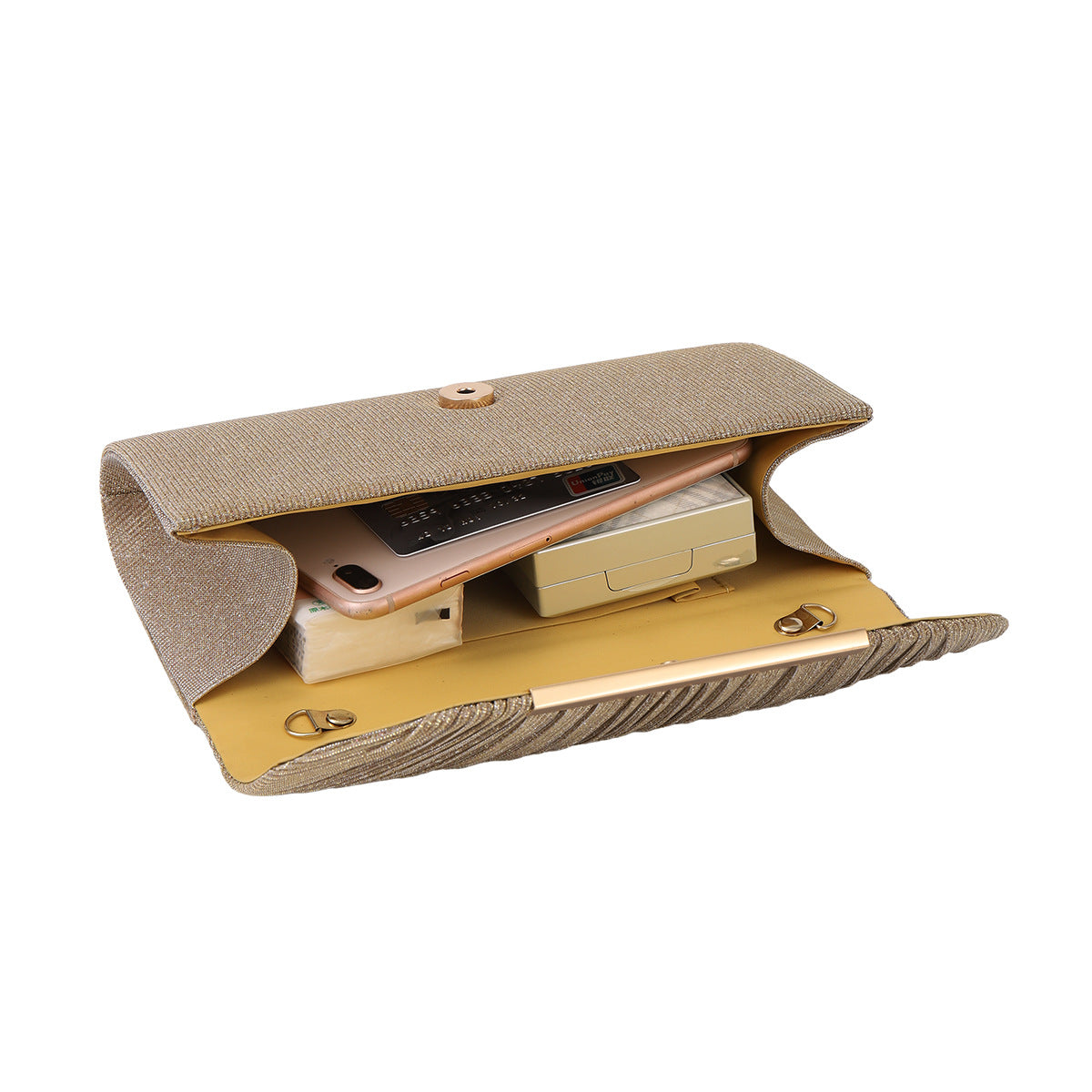 Elegant Pleated Evening Bag