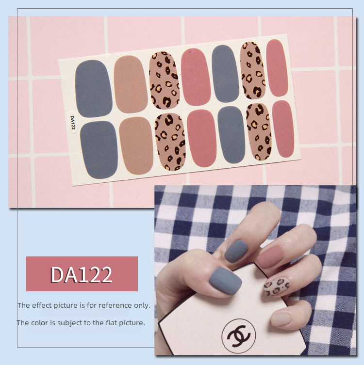 Elegant Leopard Nail Wraps