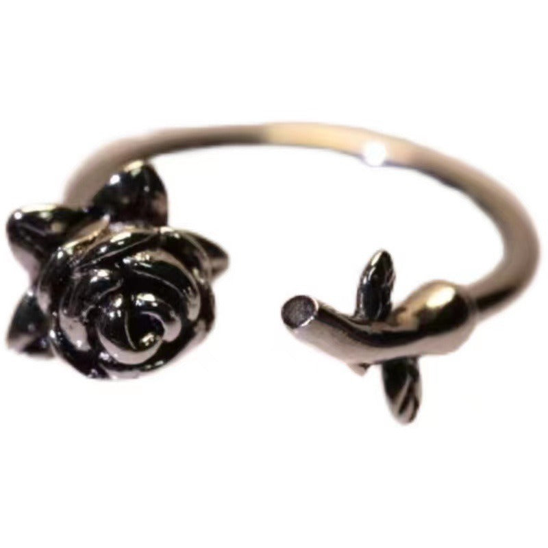 Vintage Floral Lip Ring