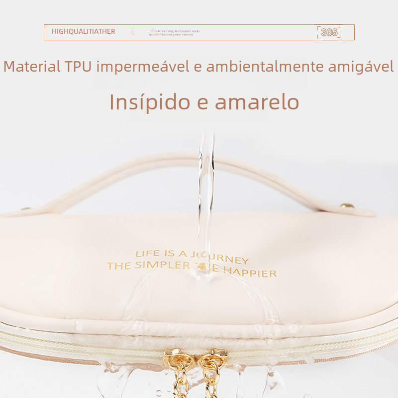 High-Quality Transparent PVC Makeup Travel Bag