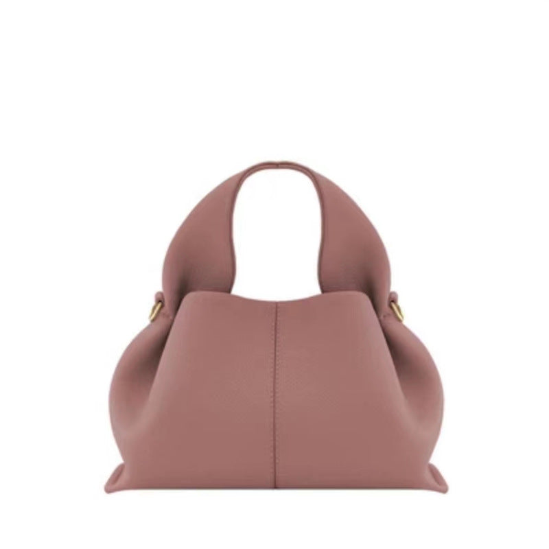 Polene Elegance Leather Shoulder Bag