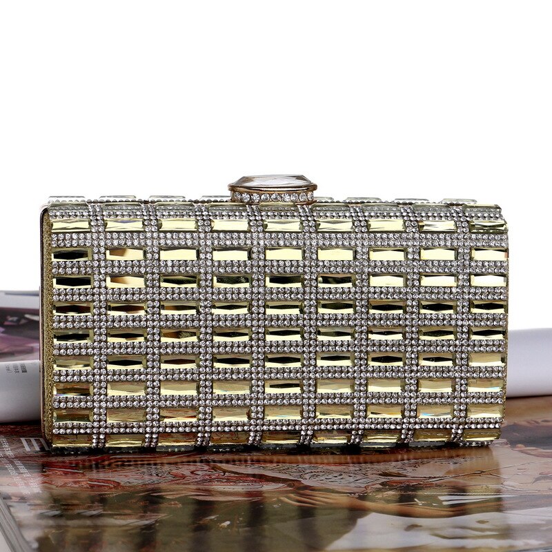 Rhinestone Glamour Evening Clutch