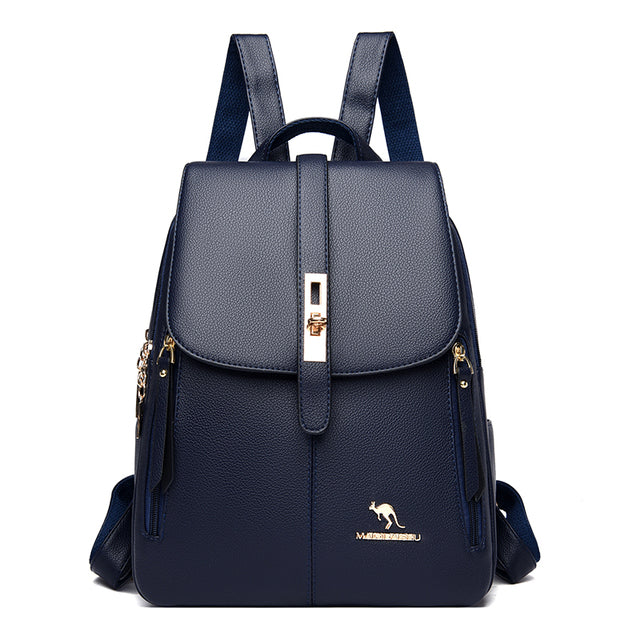 Chic Voyager Women's Leather Backpack