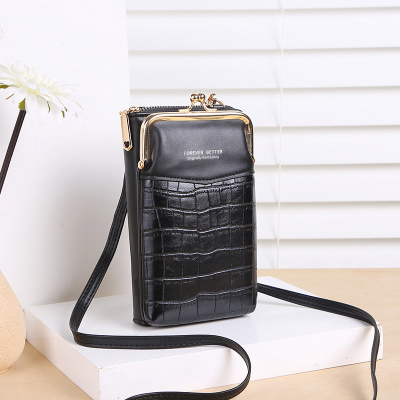 Lonny Women's Crocodile Pattern Crossbody Phone Bag