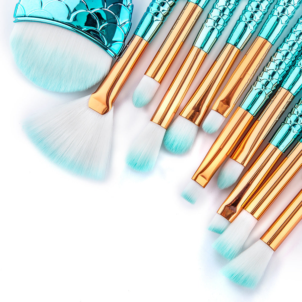 Enchanted Mermaid 11-Piece Brush Set