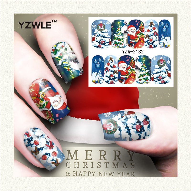 Festive Fingertips Christmas Nail Decals