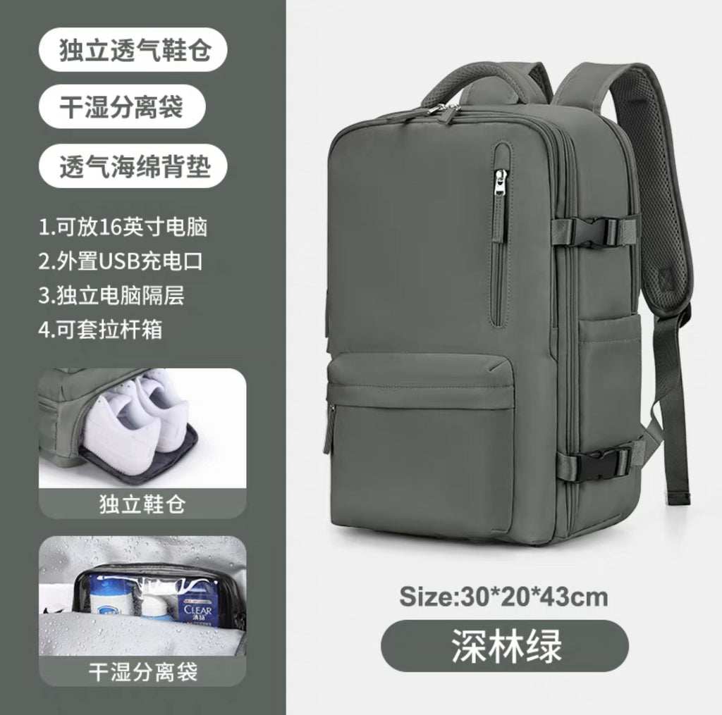 Large Capacity Waterproof Backpack for Moms and Travel