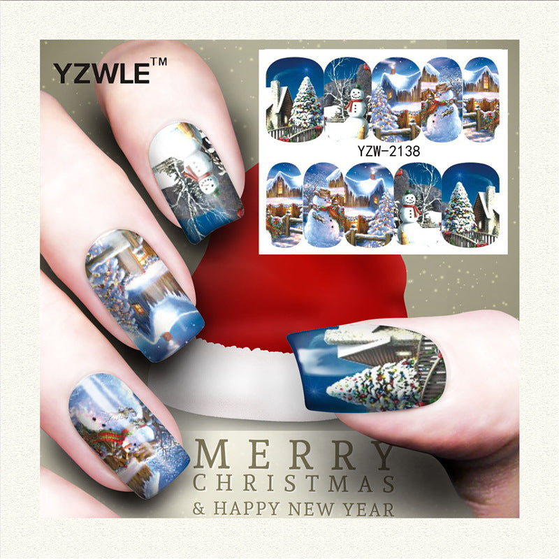 Festive Fingertips Christmas Nail Decals