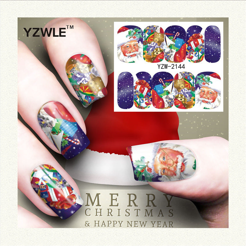 Festive Fingertips Christmas Nail Decals