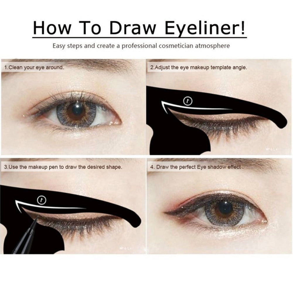 Feline Eyeliner Stencil Kit