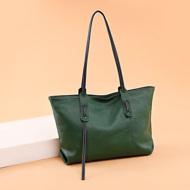 "2023 Women's Large Capacity Leather Tote Bag"