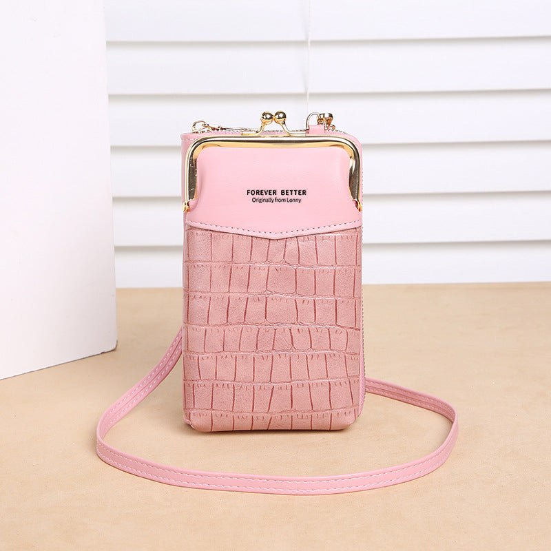 Lonny Women's Crocodile Pattern Crossbody Phone Bag