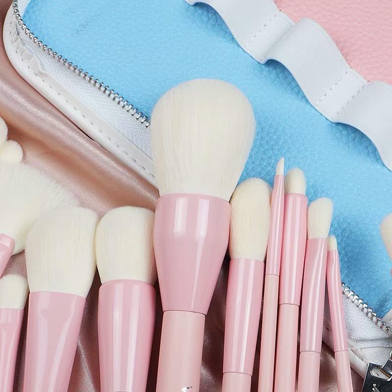 Elegant 14-Piece Gradient Brush Set