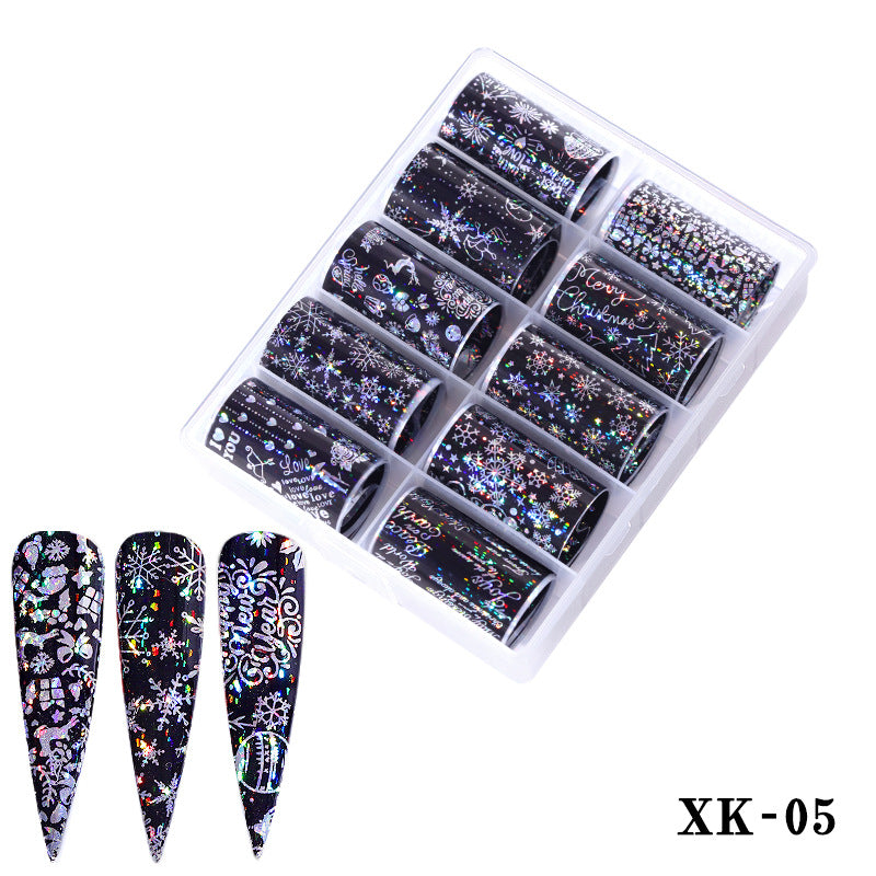 2020 New Nail Art Transfer Stickers - Starry Laser