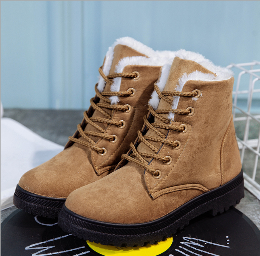 Chic Winter Cotton Boots for Women