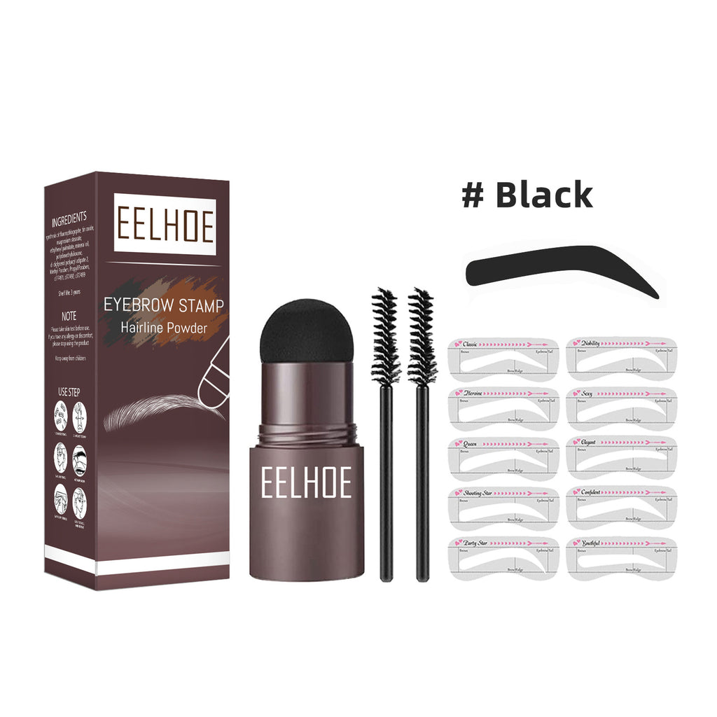 EELHOE Waterproof Eyebrow Stencil and Filling Powder