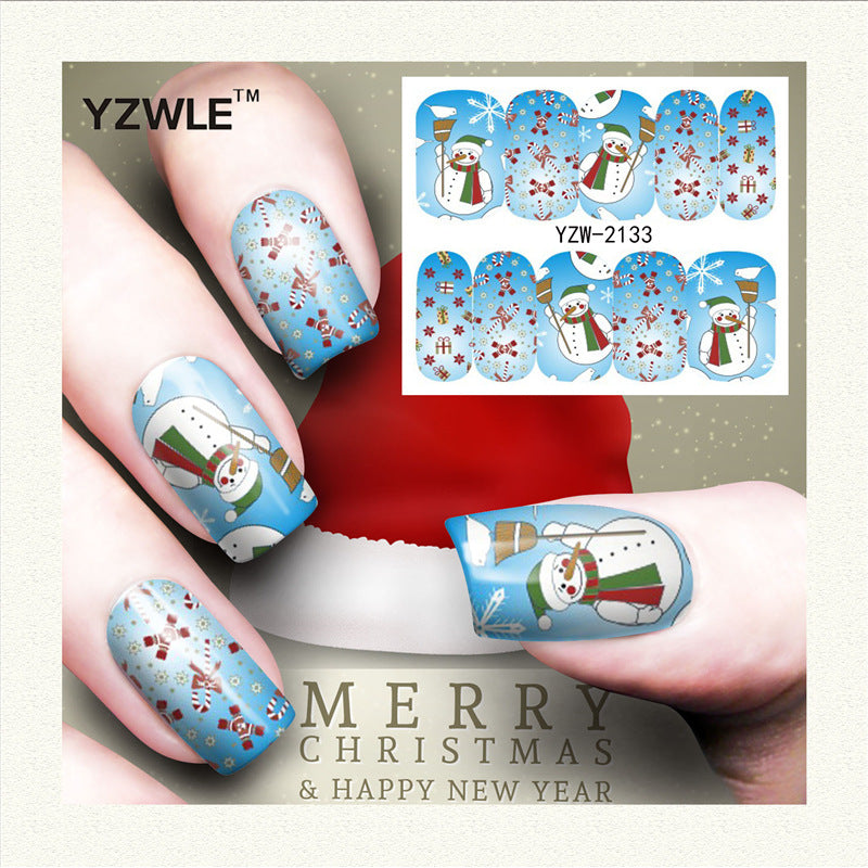Festive Fingertips Christmas Nail Decals