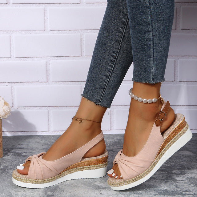 Elegant Multicolor Open Toe Sandals
