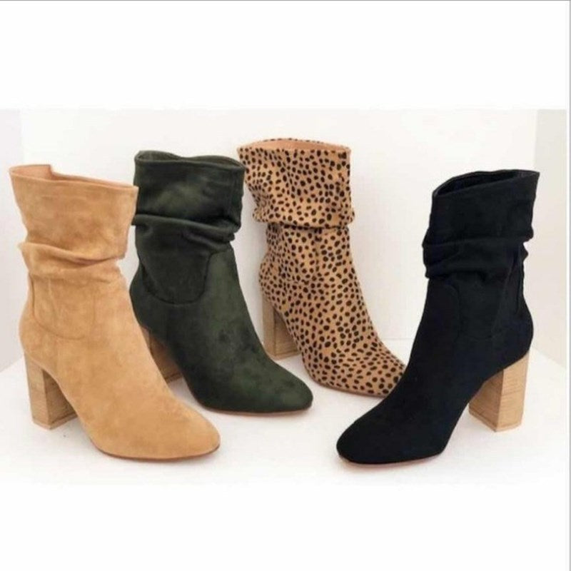 Elegant Plus Size Martin Heels