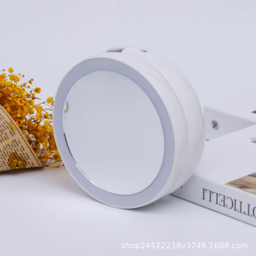 Compact LED Illuminated Vanity Mirror