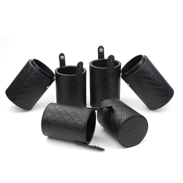 Elegant Geometric Brush Organizer