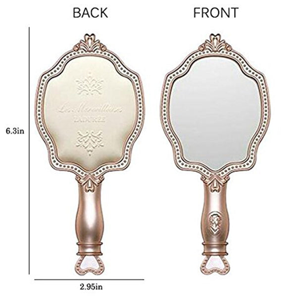 Antique European Handheld Mirror