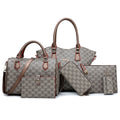 Women's Handbag Ladies Fashion Should Bags Large Capacity PU leather Messenger Bag A Whole Set