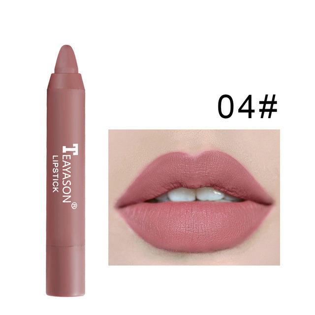Elegant Matte 12-Color Lip Liner Set