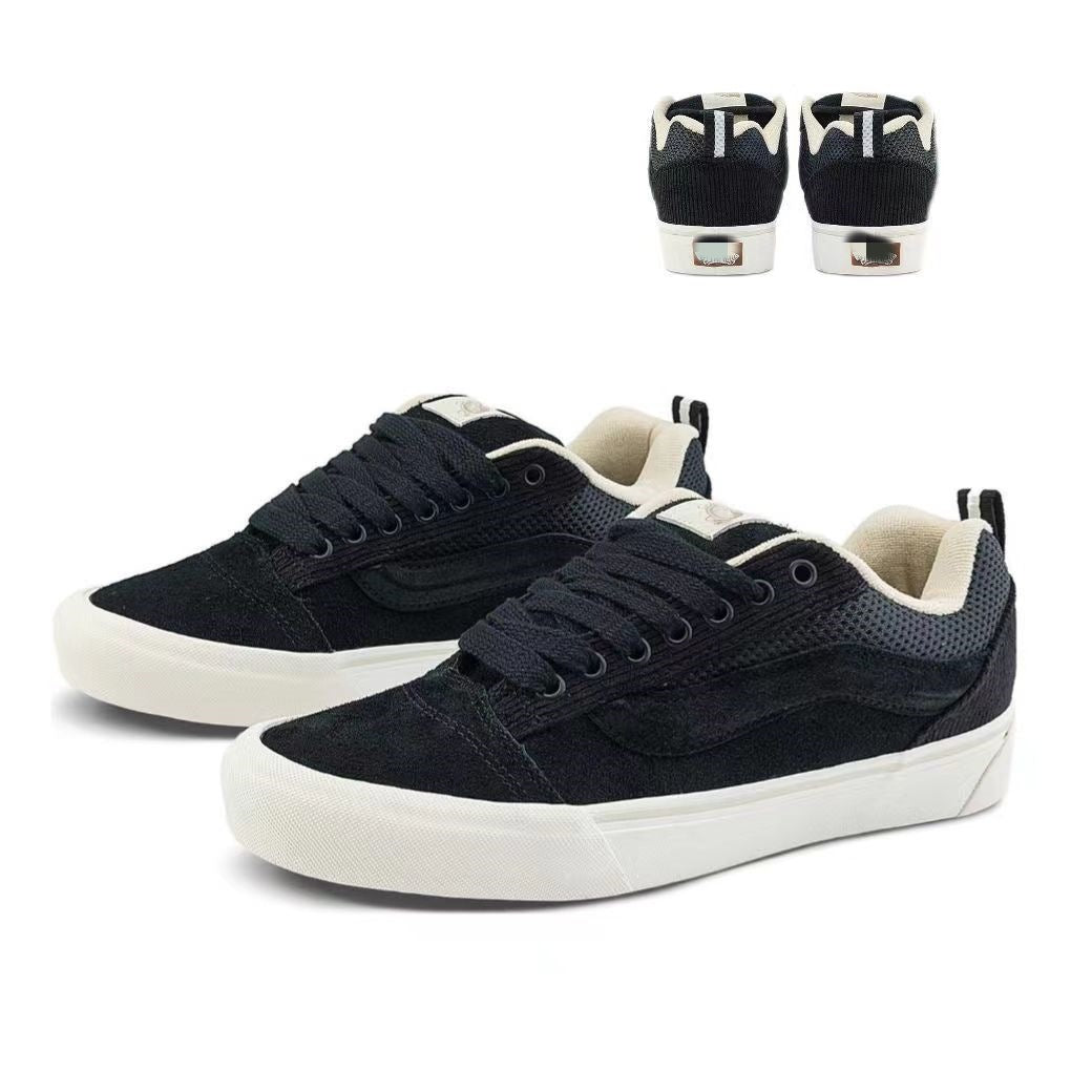 2023 New VANS Plus Size Embroidered Canvas Sneakers