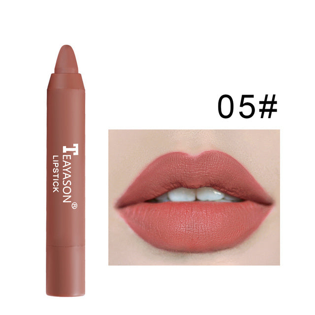 Elegant Matte 12-Color Lip Liner Set