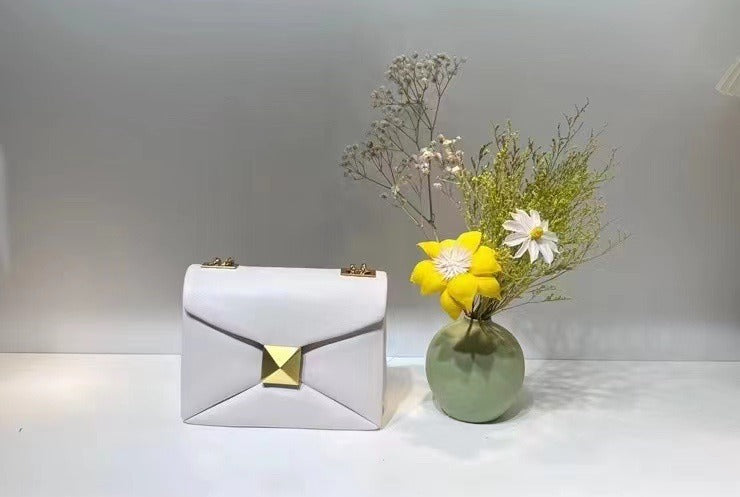 Candy-colored Leather Women's Totes Bag