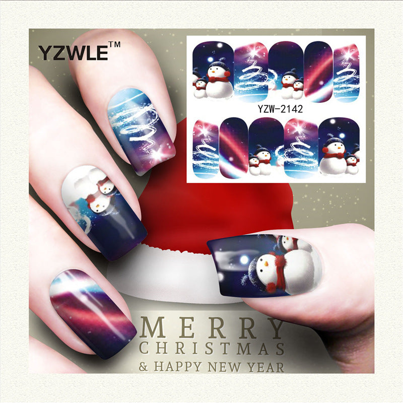 Festive Fingertips Christmas Nail Decals