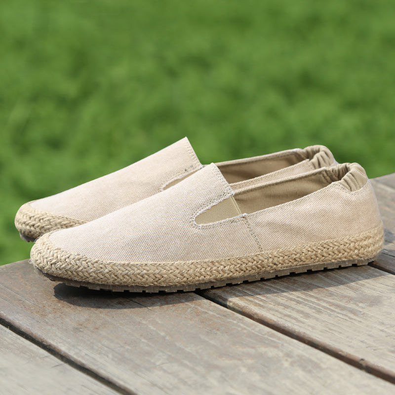 Oriental Fisherman Linen Loafers