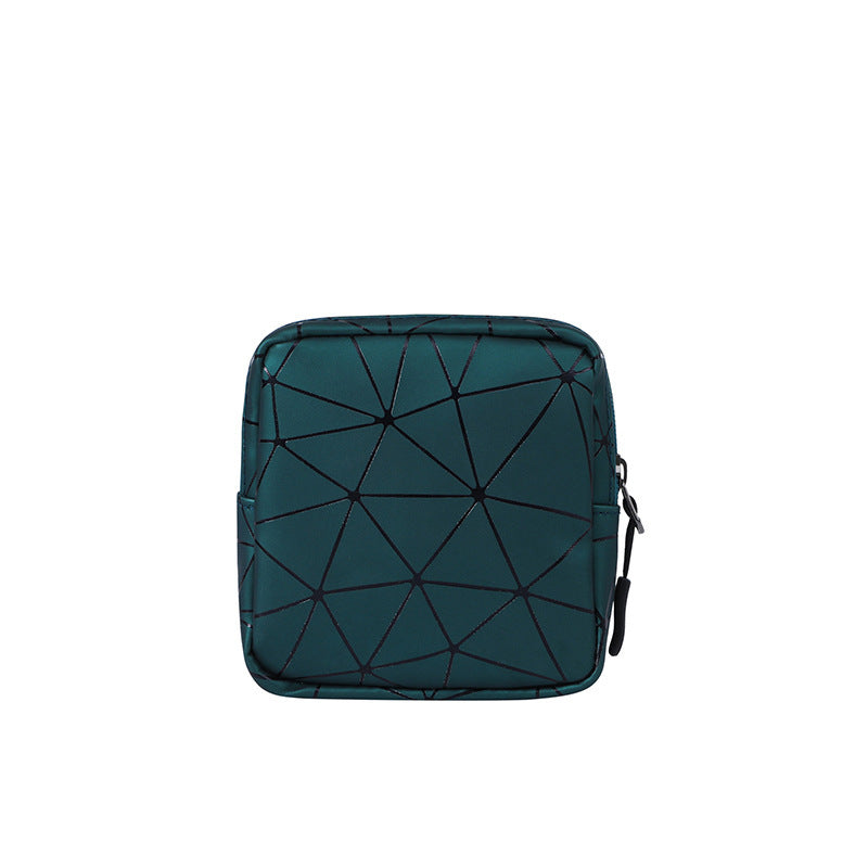 Elegant Geometric Sanitary Organizer Bag