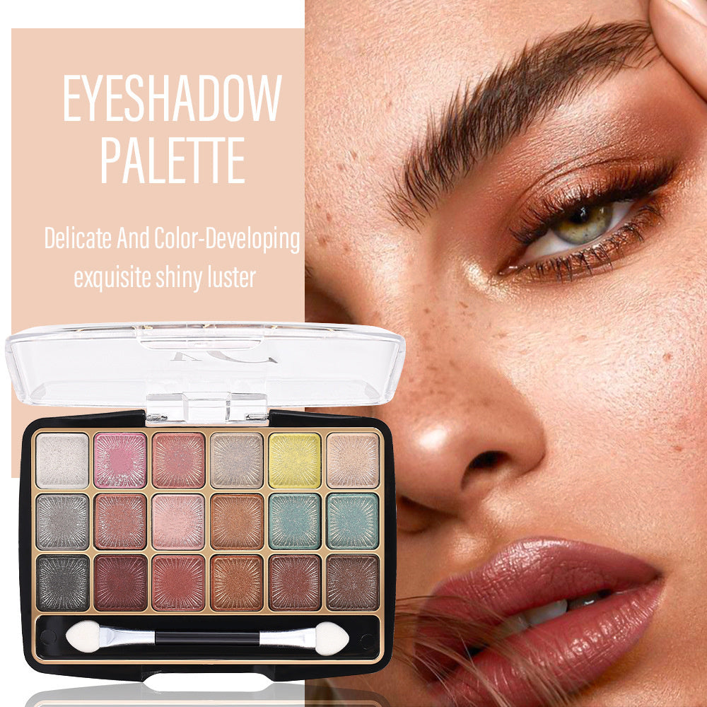 Luxe 18-Color Matte & Pearl Eyeshadow Suite
