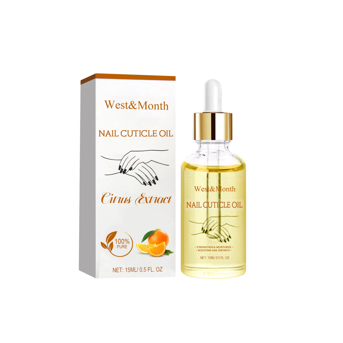 West&Month Nail Strengthening Oil for Healthy Nails