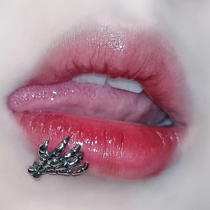 1pc Stainless Steel Punk Claw Lip Nail Piercing Jewelry