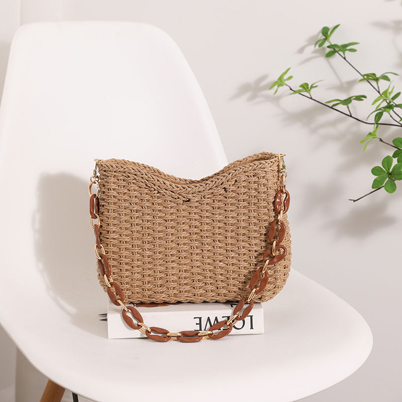 Chic Summer Woven Tote