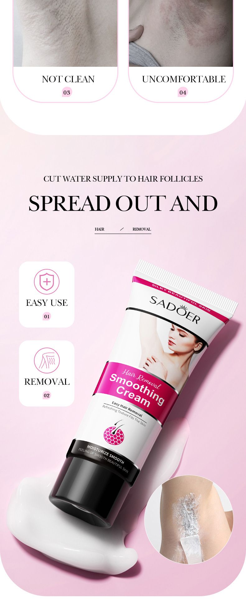 Gentle Hydrating Hair Removal Cream