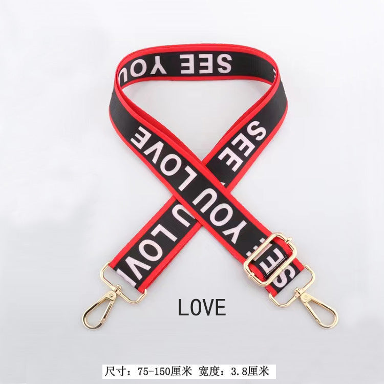 Adjustable Wide Shoulder Strap for Fashion Bags 38mm