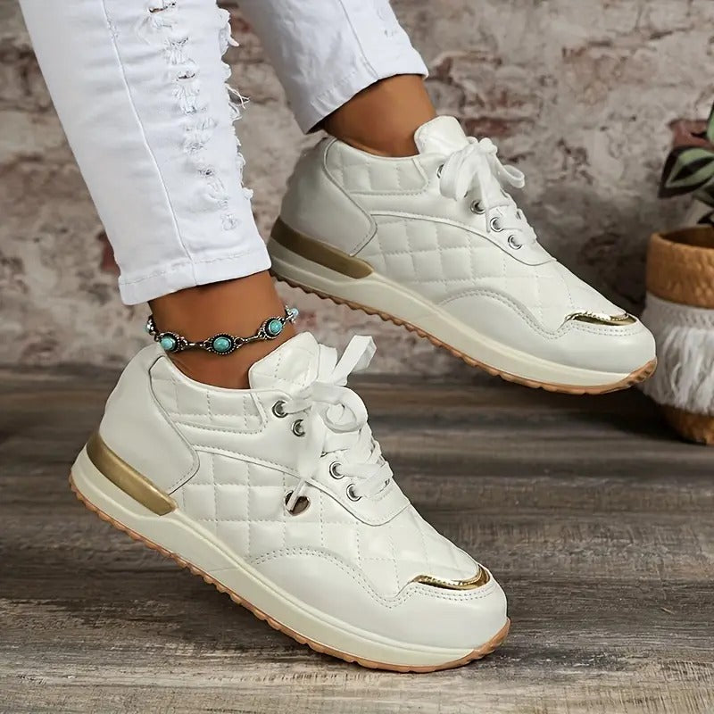 Elegant Quilted Casual Trainers