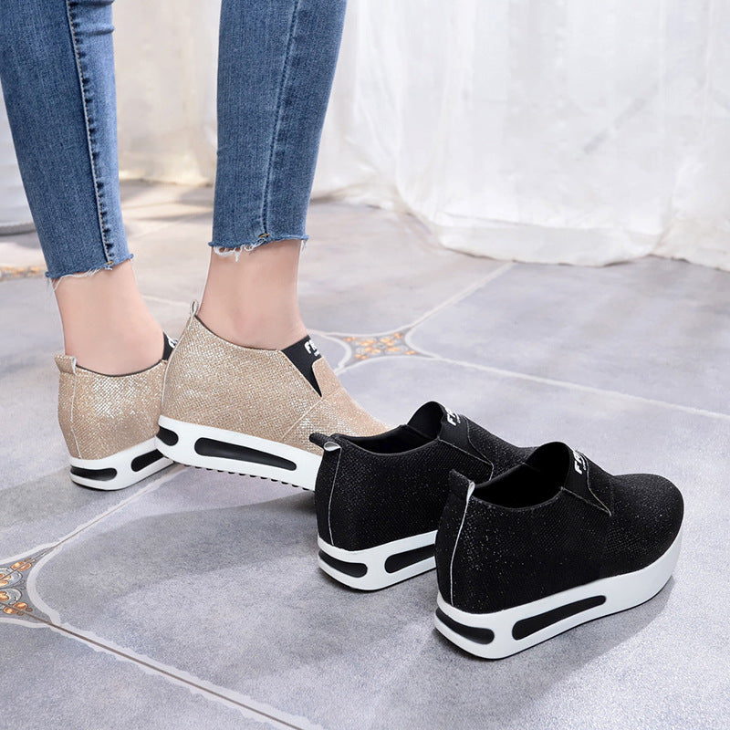 Elegant Sequin Women's Platform Shoes