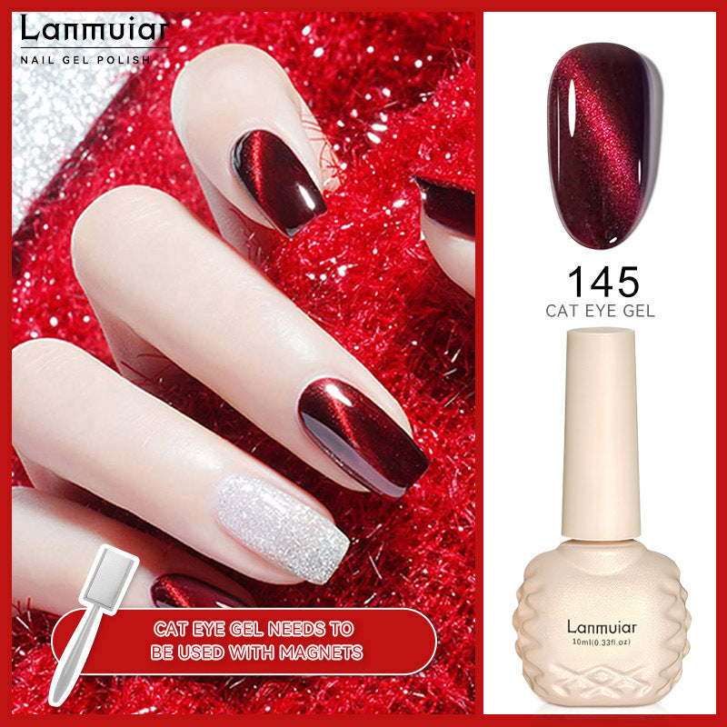 Vibrant Metallic Cat Eye Nail Enamel