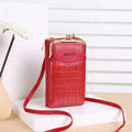 Lonny Women's Crocodile Pattern Crossbody Phone Bag