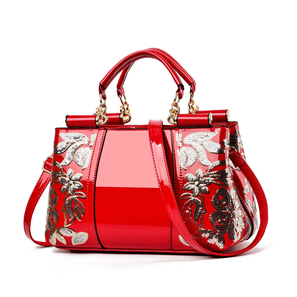 2023 Elegant Patent Leather Large Tote
