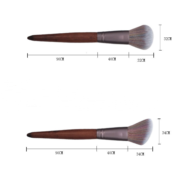 Elegant Microfiber Cosmetic Brush Ensemble